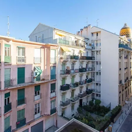 Center - Bright Studio Balcony Wifi & Aircon Appartamento Nizza